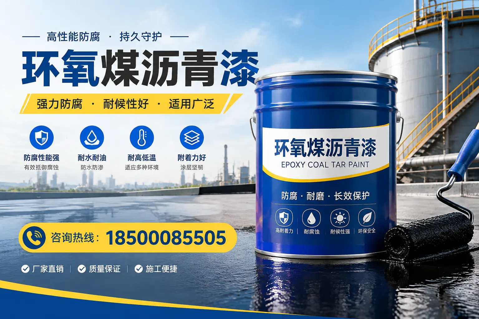 环氧煤沥青漆的储存与运输注意事项,康保企业须知